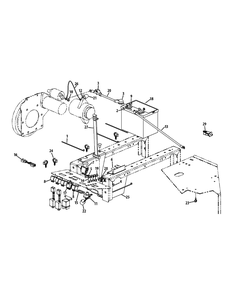 Electrical Diagram and Parts List for S7232-D 53BY8DU8750-312HP Cub Cadet Lawn Tractor